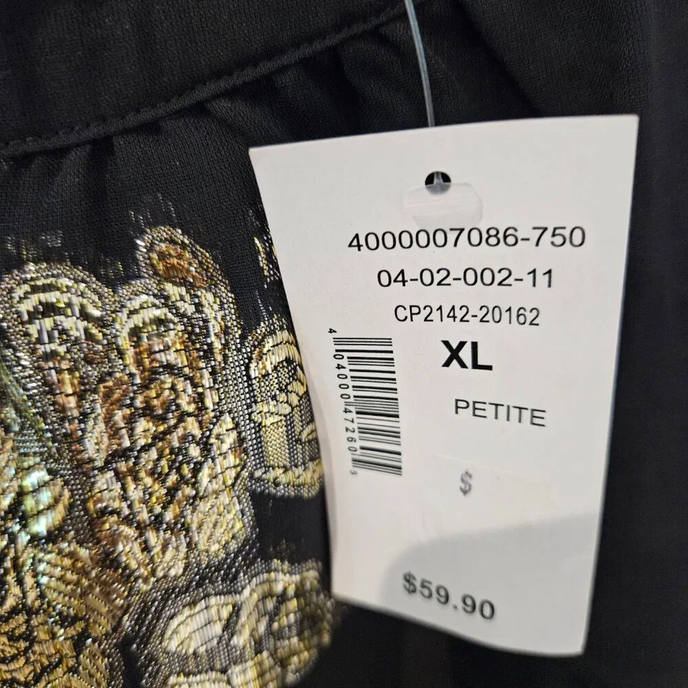 Cleo Gold Flower Halter Shirt - Picture 5 of 5